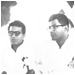 A rare photograph of S. Venkatram and George Fernades